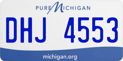 MI license plate DHJ4553