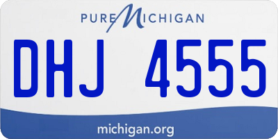 MI license plate DHJ4555