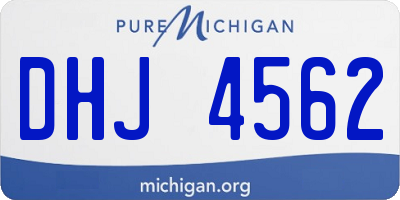 MI license plate DHJ4562
