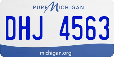 MI license plate DHJ4563