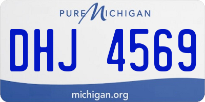 MI license plate DHJ4569