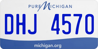 MI license plate DHJ4570