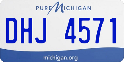 MI license plate DHJ4571
