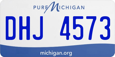 MI license plate DHJ4573