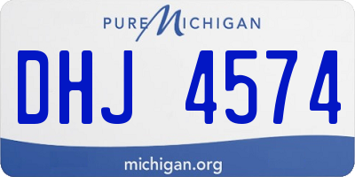 MI license plate DHJ4574