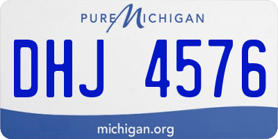 MI license plate DHJ4576
