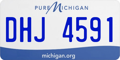 MI license plate DHJ4591
