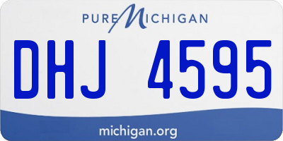 MI license plate DHJ4595