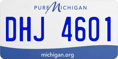 MI license plate DHJ4601