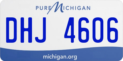 MI license plate DHJ4606