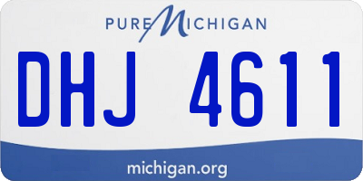 MI license plate DHJ4611
