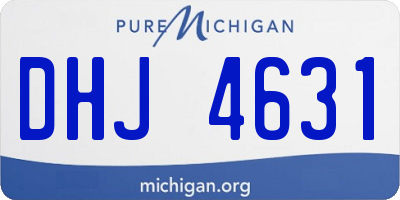 MI license plate DHJ4631