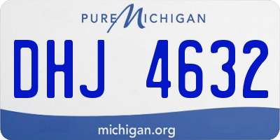 MI license plate DHJ4632
