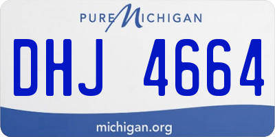 MI license plate DHJ4664