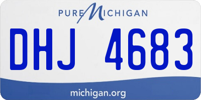 MI license plate DHJ4683