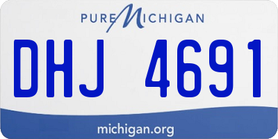 MI license plate DHJ4691