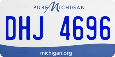 MI license plate DHJ4696