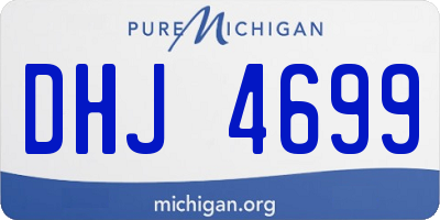 MI license plate DHJ4699