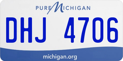 MI license plate DHJ4706