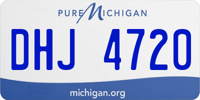 MI license plate DHJ4720