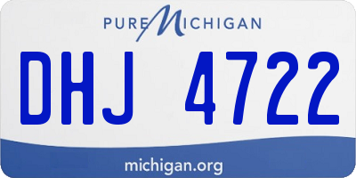 MI license plate DHJ4722
