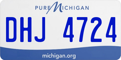 MI license plate DHJ4724