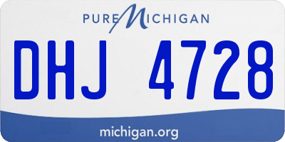 MI license plate DHJ4728