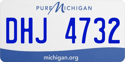 MI license plate DHJ4732