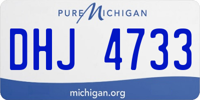 MI license plate DHJ4733