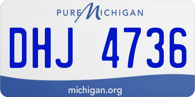 MI license plate DHJ4736