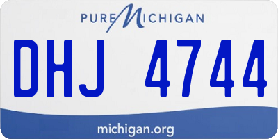 MI license plate DHJ4744