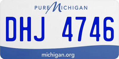 MI license plate DHJ4746