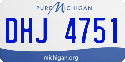 MI license plate DHJ4751