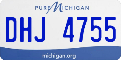 MI license plate DHJ4755