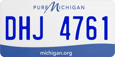 MI license plate DHJ4761