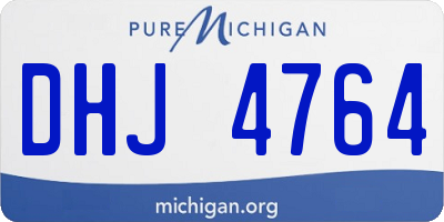 MI license plate DHJ4764