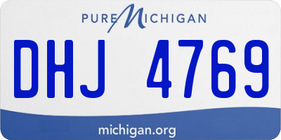 MI license plate DHJ4769
