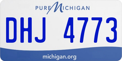 MI license plate DHJ4773