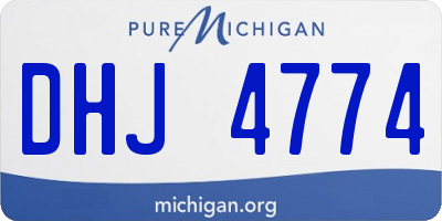 MI license plate DHJ4774