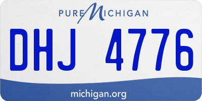 MI license plate DHJ4776