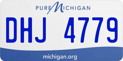 MI license plate DHJ4779