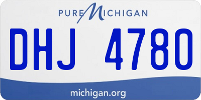 MI license plate DHJ4780