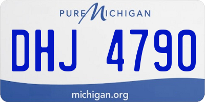 MI license plate DHJ4790