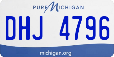 MI license plate DHJ4796