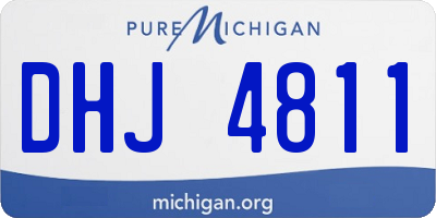 MI license plate DHJ4811