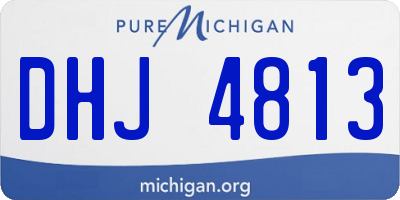 MI license plate DHJ4813