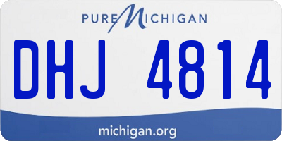 MI license plate DHJ4814