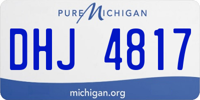 MI license plate DHJ4817