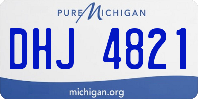 MI license plate DHJ4821
