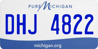 MI license plate DHJ4822